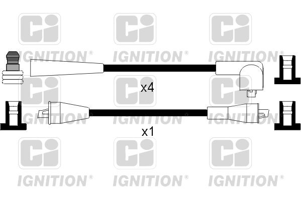 QUINTON HAZELL Комплект проводов зажигания XC209